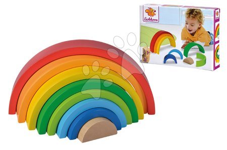 Lernspiele aus Holz - Holzpuzzle Regenbogen Rainbow Eichhorn - 4