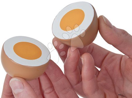 Dřevěné kuchyňky - Dřevěná vajíčka s obalem Eggs Eichhorn - 3