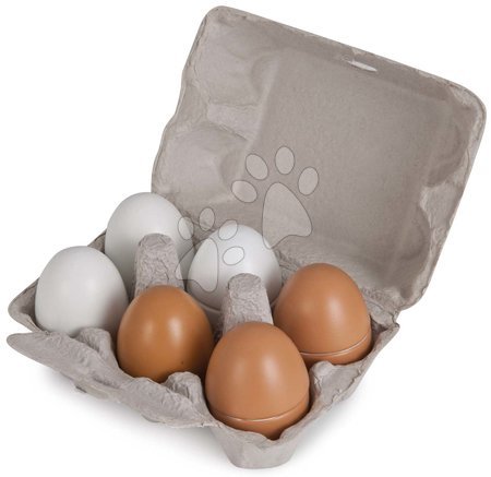 Dřevěné kuchyňky - Dřevěná vajíčka s obalem Eggs Eichhorn - 7