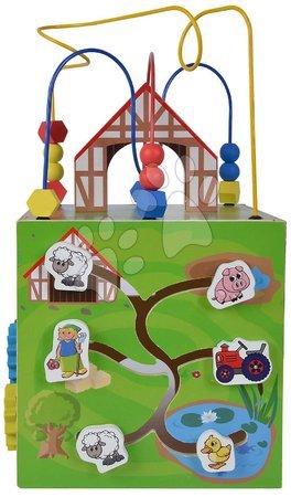 Dřevěné didaktické hračky - Dřevěná didaktická farma Large Play Center Eichhorn - 4