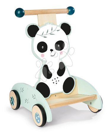 Hračky pre najmenších - Drevené chodítko Panda Activity Walker Eichhorn