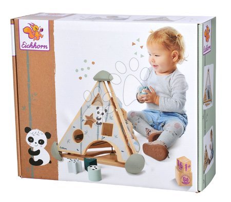 Jouets didactiques en bois - Pyramide didactique en bois Game Center Eichhorn - 7