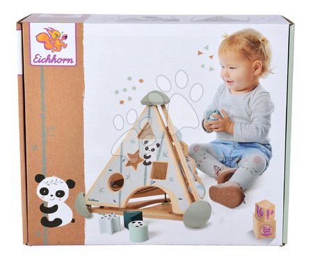 Jouets didactiques en bois - Pyramide didactique en bois Game Center Eichhorn - 8