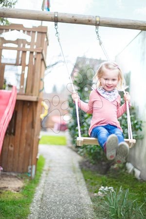 Dětské houpačky - Dřevěná houpačka Plank Swing Outdoor Eichhorn - 12