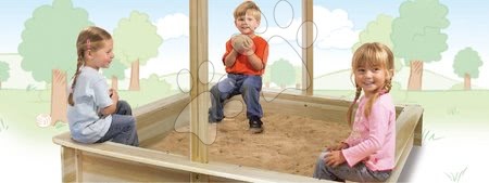 Pískoviště pro děti  - Dřevěné pískoviště Sandbox Outdoor Eichhorn - 4