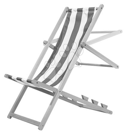 Playhouse accessories - Wooden deck chair for children Outdoor Kids Sunchair Eichhorn - 3