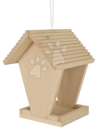 Holzspielzeuge - Vogelfutterhaus aus Holz für Vögel Outdoor Feeding House Eichhorn  - 4