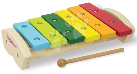 Játékhangszerek - Fa xilofon Wooden Xylophone Eichhorn - 4