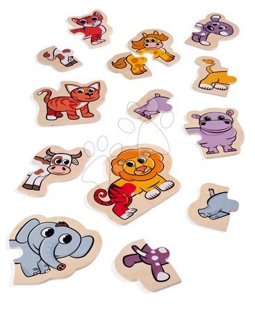 Jocuri educative din lemn - Puzzle animăluț de lemn Animal Puzzle Eichhorn - 2