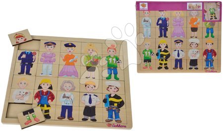 Jocuri educative din lemn - Puzzle din lemn locuri de muncă Lift Out Puzzle Eichhorn  - 2