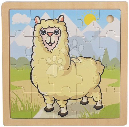 Jocuri educative din lemn - Puzzle din lemn animăluțe Generic Puzzle new Inlay puzzle DP Eichhorn  - 4