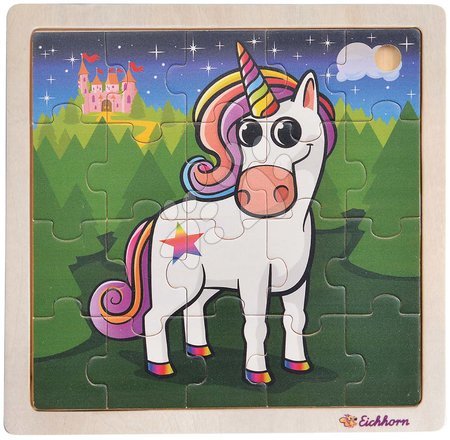 Jocuri educative din lemn - Puzzle din lemn animăluțe Generic Puzzle new Inlay puzzle DP Eichhorn  - 9