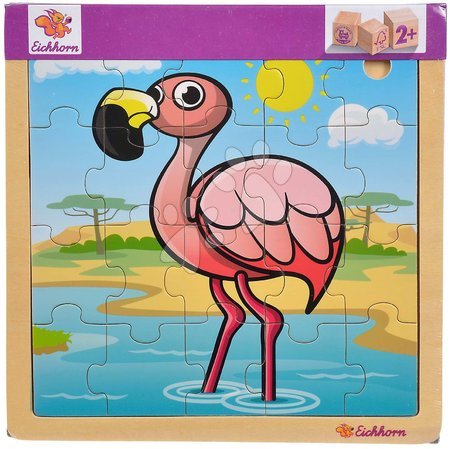 Jocuri educative din lemn - Puzzle din lemn animăluțe Generic Puzzle new Inlay puzzle DP Eichhorn  - 14