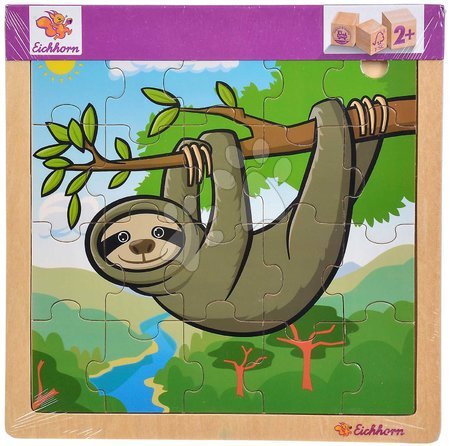 Wooden educational games - Wooden animal puzzles Generic Puzzle new Inlay puzzle DP Eichhorn - 15