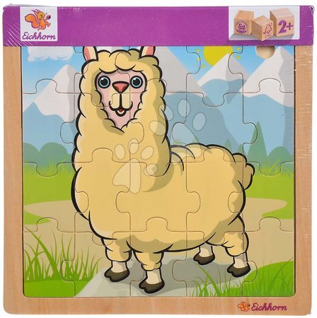 Wooden educational games - Wooden animal puzzles Generic Puzzle new Inlay puzzle DP Eichhorn - 16