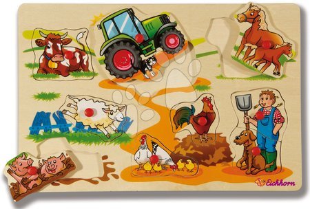 Jocuri educative din lemn - Puzzle din lemn Generic Puzzle DP Eichhorn - 3