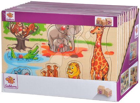 Jocuri educative din lemn - Puzzle din lemn Generic Puzzle DP Eichhorn - 15