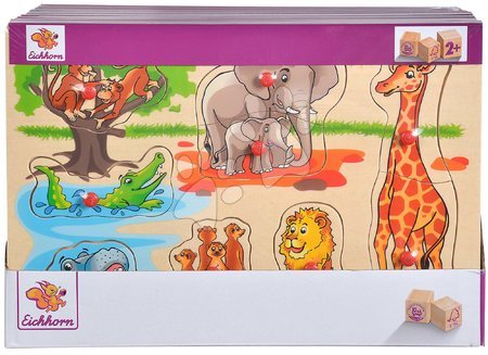 Jocuri educative din lemn - Puzzle din lemn Generic Puzzle DP Eichhorn - 14