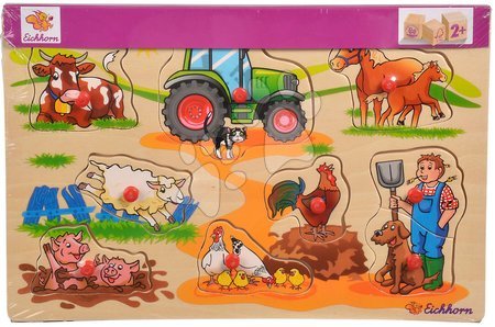 Jocuri educative din lemn - Puzzle din lemn Generic Puzzle DP Eichhorn - 12