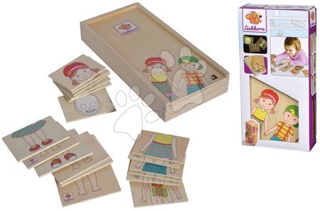 Jeux éducatifs en bois - Puzzle en bois du corps humain Body Puzzle avec boîte en bois Eichhorn - 3