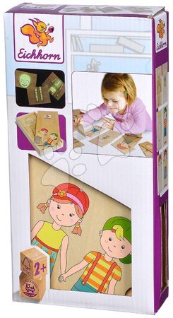 Jeux éducatifs en bois - Puzzle en bois du corps humain Body Puzzle avec boîte en bois Eichhorn - 2