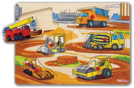 Jocuri educative din lemn - Puzzle din lemn Pin Puzzle Eichhorn  - 6