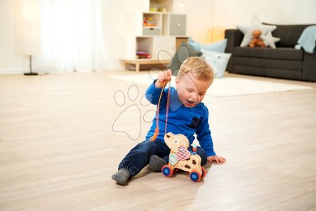 Tahací hračky - Dřevěný pejsek na tahání Dog Pull-along Animal Eichhorn - 10