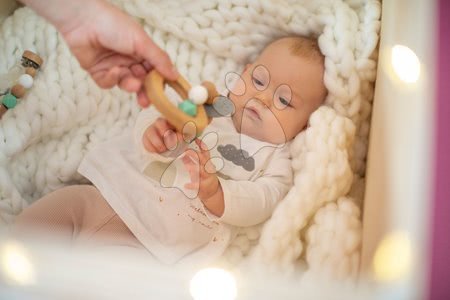 Csörgők és rágókák - Fa csörgő csengettyűvel Bio 100% Natur Baby Pure Rattle Eichhorn - 11