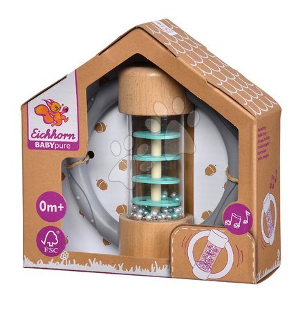 Csörgők és rágókák - Fa csörgő Baby Pure Rattle Ring Eichhorn - 2