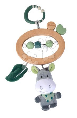 Hračky pre najmenších - Drevená hrkálka Baby HIPP Mobile Eichhorn