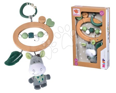 Hračky pre najmenších - Drevená hrkálka Baby HIPP Mobile Eichhorn_1