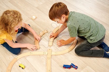 Trenuri din lemn și căi ferată - Cale ferată din lemn Train Figure-of 8 Railway Eichhorn - 7