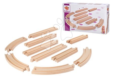 Wooden toy trains and railway sets - Spare parts for the Train Track Set Large Eichhorn - 5