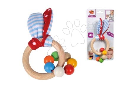 Csörgők és rágókák - Fa csörgő Toy with Ears Baby Eichhorn - 8