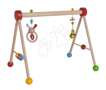 Játszószőnyegek es bébitornázók  - Fa bébitornázó Baby Gym Eichhorn - 5