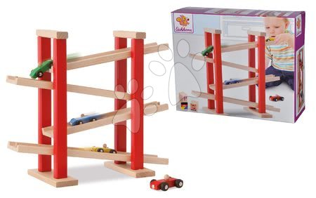 Jouets didactiques en bois - Piste de course en bois Eichhorn Race Track - 8