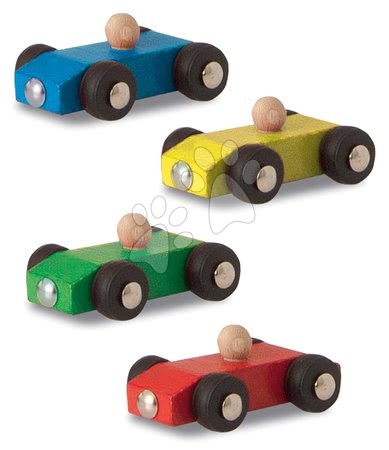 Jouets didactiques en bois - Piste de course en bois Eichhorn Race Track - 3