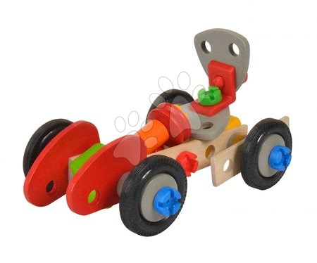 Dřevěné stavebnice Eichhorn - Dřevěná stavebnice auta Constructor Pedal Car Eichhorn - 2