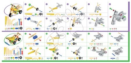 Fa építőjátékok Eichhorn - Fa építőjáték daru Constructor Mobile Crane Eichhorn - 9