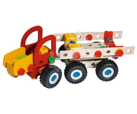 Jeux de construction en bois Eichhorn - Kit de construction en bois Moissonneuse-batteuse Constructor Mobile Harvester Eichhorn - 3