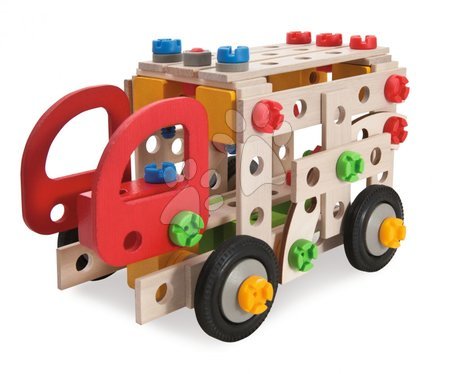 Drevené stavebnice Eichhorn - Wooden construction set firefighter Constructor Fire Truck Eichhorn - 3