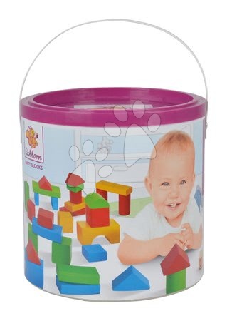 Dřevěné kostky - Dřevěné kostky Wooden Blocks Baby Eichhorn - 8