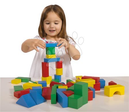 Dřevěné kostky - Dřevěné kostky Wooden Blocks Baby Eichhorn - 1