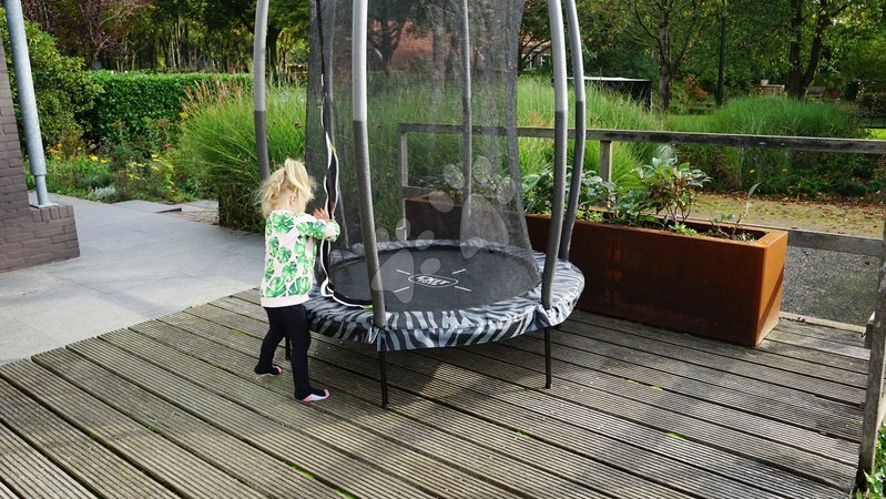 Dětské trampolíny - Trampolína s ochrannou sítí Tiggy Junior trampoline Exit Toys - 5