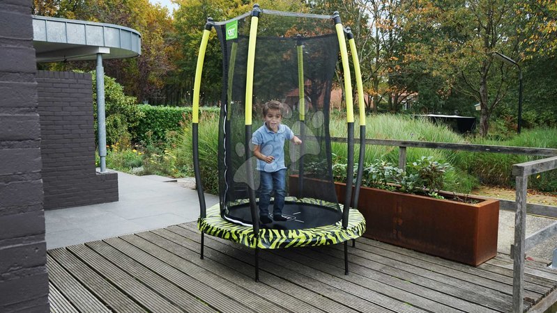 Dětské trampolíny - Trampolína s ochrannou sítí Tiggy Junior trampoline Exit Toys - 3