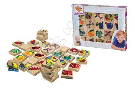 Jouets didactiques en bois - Jeu de mémoire Eichhorn Picture Memory Game en bois - 2