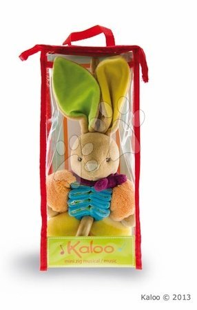 Hračky nad postýlku - Plyšový králíček Colors-Mini Zig Music Rabbit Kaloo - 1