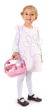 Kućice za lutke setovi - SMOBY 24663-15 prebaľovací stôl pre bábiku Baby Nurse Srdiečko a kolíska s baldachýnom s 32 cm bábikou v dupačkách - 10