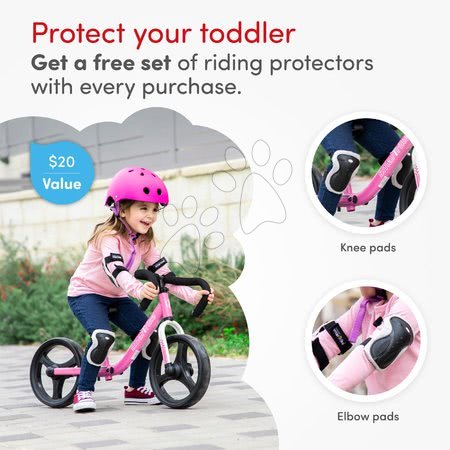 Babytaxiuri de la 18 luni - Bicicletă pliabilă fără pedale Folding Balance Bike Pink smarTrike - 6