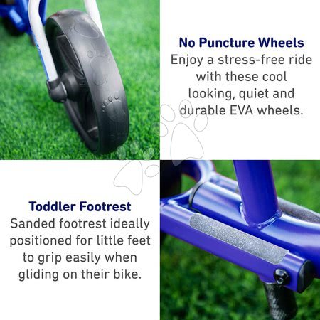 Rutschfahrzeuge ab 18 Monaten - Balance Laufrad zusammenfaltend Folding Balance Bike Blue smarTrike - 4